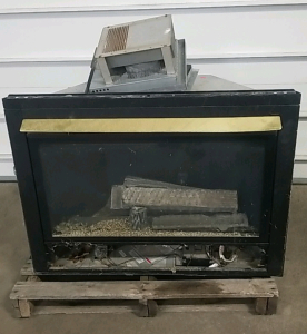 Fireplace W/ Piping
