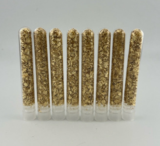 (8) Bottles Of Gold Leaf/ Flake Gold