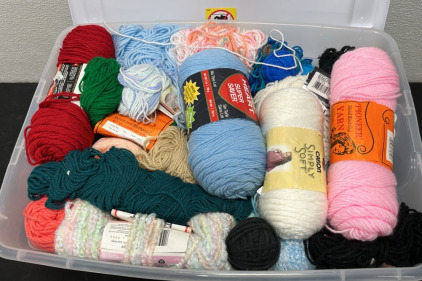 (1) Bin of Yarn