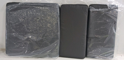 (3) Patio Furniture Cushions - (2) 25&frac12;"x13" (1) 25&frac12;"x26"