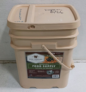 (1) Wise Company Emergency Food Supply - 120 Servings - Expires 8/36