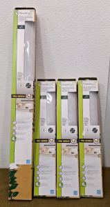 (4) Good Earth LED Under Cabinet Hardwired / Linkable Lights (1) 30" & (3) 18"