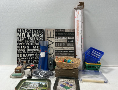 Lot Of Assorted Household Goods