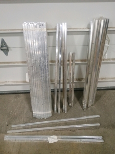 (100) Aluminum Bar Stock Collection - (30) Assorted Lengths & Profiles<br/>