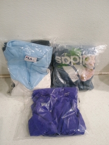 (3) Branded Athletic Hoodies - (1) Fila (2) Adidas