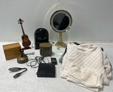 Assorted Home Decor- Roku XD- No Remote, Plug In LED Makeup Mirror, Handmade Silver Plated Jar Made In India, Vintage SVEA 123 Camp Stove Made In Sweden And Much More!