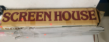 (1) Academy Broadway Screen House Tent w/ Poles