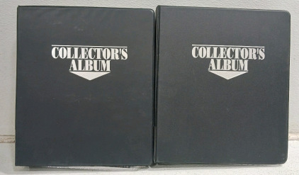 (2) Collector's Album Binders - Over 400 Sports Cards
