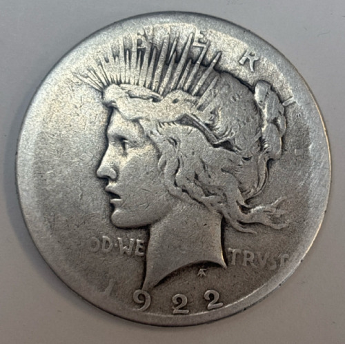 1922 Silver Peace Dollar