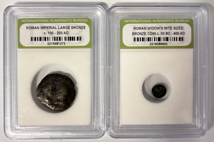 (2) Collector Roman Empire Coins