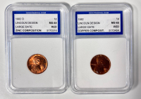 (6) Graded Collectible Pennies - 3
