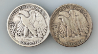 (2) Walking Liberty Half Dollars (90% Silver) - 4