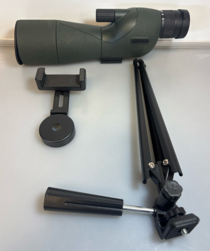 Navy Green Spotting Scope With Accessories