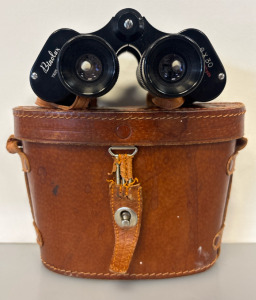 Antique Binoculars With Case