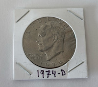 Eisenhower Dollar Coins With D Bicentennial Dollar Coin - 3