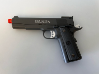 Colt 1911 MK IV Hicap Frame Gas Powered Airsoft Gun and Airsoft Ammo - 4