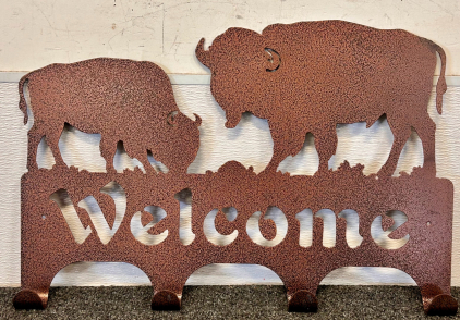Custom Metal Welcome Sign By Jacks Metal Works
