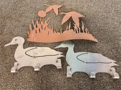 (3) Custom Metal Home Decorations By Jacks Metal Works
