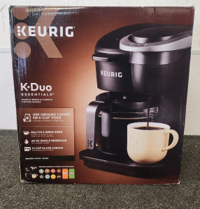 Keurig K&bull;Duo Essentials Single Serve And Carafe Coffee Maker!