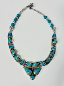 Beautiful Statement Turquoise Necklace