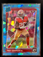 2021 Panini Donruss Optic Trey Sermon Card #224 Mint 9 - 3