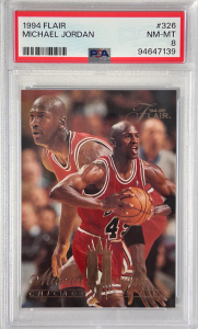 Graded 1994 Flair Michael Jordan Card