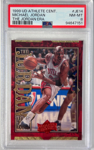 Graded 1999 UD Athlete Cent Michael Jordan Card
