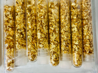 (16) Small Viles Of Collectors Leaf Gold/ Flake Gold - 2