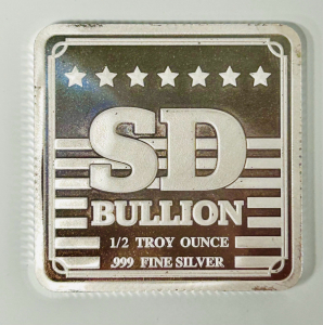 1/2 Troy Oz Silver Bar
