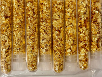 (16) Small Viles Of Collectors Leaf Gold/ Flake Gold - 2