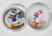 (7) Collectible Disney Silver Plated Coins "Mickey and Friends" - 2