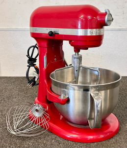 Red Kitchen Aid 6-Quart Mixer