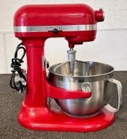 Red Kitchen Aid 6-Quart Mixer - 2