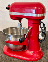 Red Kitchen Aid 6-Quart Mixer - 4