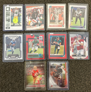 (10) Modern Rookie Football Cards