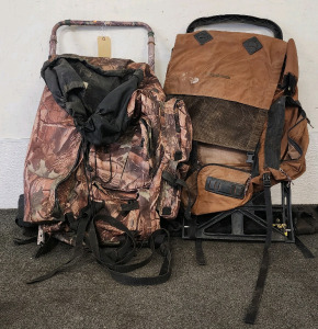 Camp Trails Explorer External Frame Backpack, And A Realtree Camo Hiking Backpack