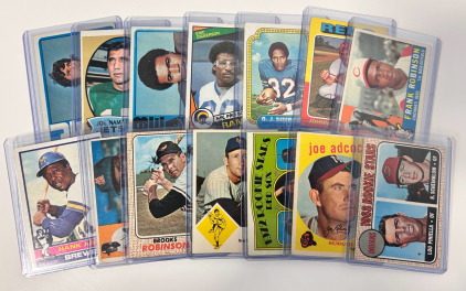 Vintage Sports Cards: Robinson, Namath, Craig, Dickerson and Many More