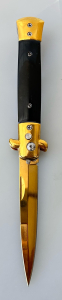 Black And Gold Switchblade