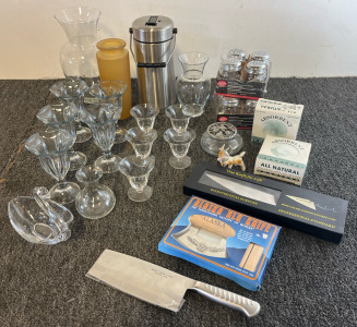 Glassware - Sets & Pieces, Knives, Shakers & More