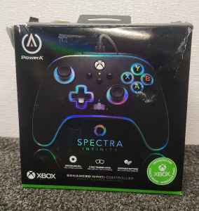 PowerA Spectra Infinity Xbox Enhanced Wired Controller, USB Extension Cord, USB Car Charger, TriTip to USB Cord, And More!
