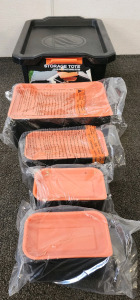 Storage Tote All-In-One Storage Serving System