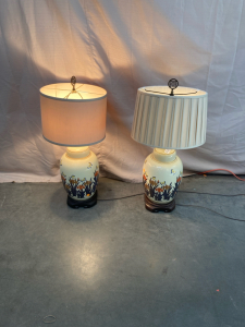 2 Japanese Old lamps Great Condition