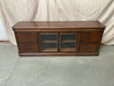 Tv Stand RTA Dark Brown Finish Made In China