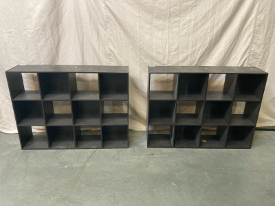 2 pairs,12 Divider shelf dark brown