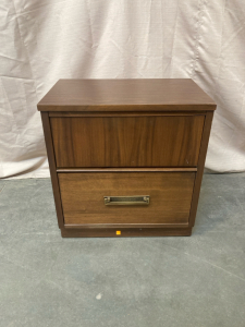 Bernhardt Cherry Campaign Style Nightstand
