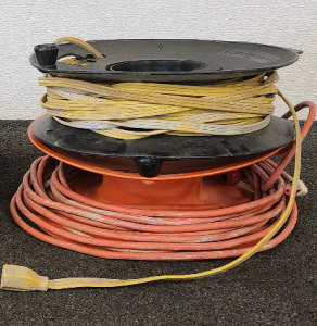 2 Spools Of Extention Cords!