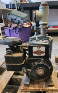 Jacuzzi Water Pump With A 3 HP Briggs & Stratton Engine, Wrenches, Tire Irons, And More!
