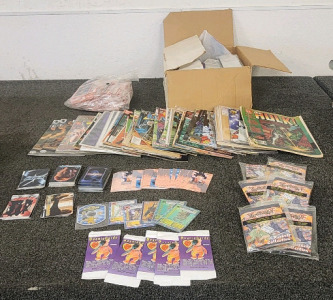 Comic Books, Yu-Gi-Oh Sticker Packs, DragonBall Z Cards, And More!