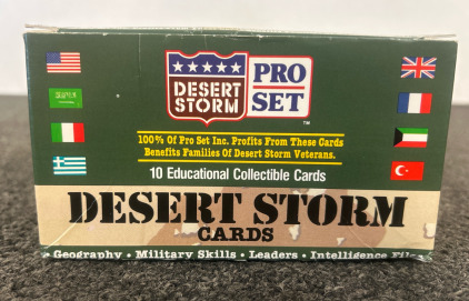 (37) Sealed Packs Desert Storm Pro Set Cards