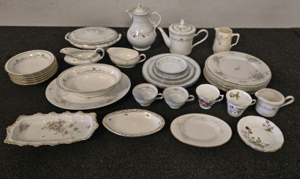 Large Collection Of Antique Glass Plates, Bowls, Cups & More